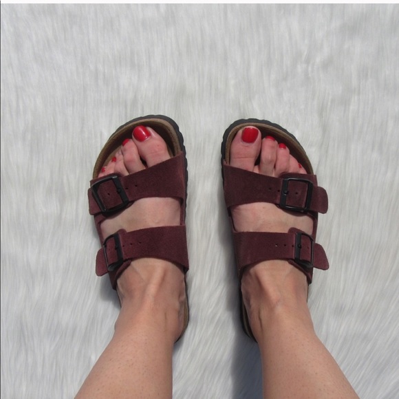 Birkenstock Shoes - Beryls Birkenstock’s burgundy sandals shoes